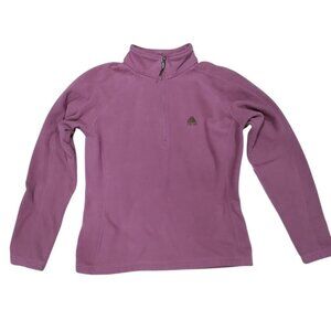 ACG Nike Fleece 1/4 Zip Sweater Jacket Outerwear Cozy Purple Womens Size Small